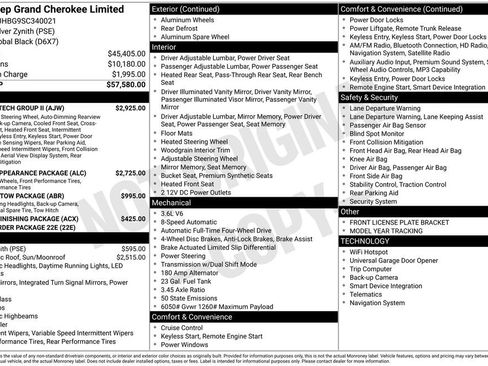 New 2025 Jeep Grand Cherokee Limited w/ Luxury Tech Group II image 23