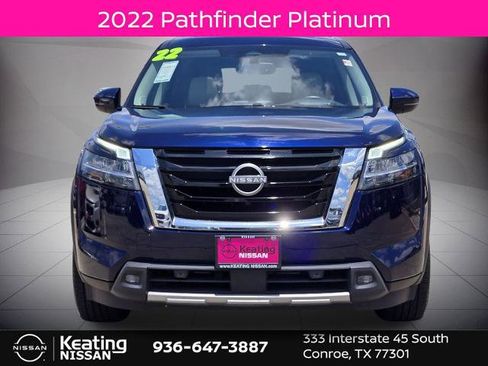 Certified 2022 Nissan Pathfinder Platinum w/ Cargo Package FWD image 2