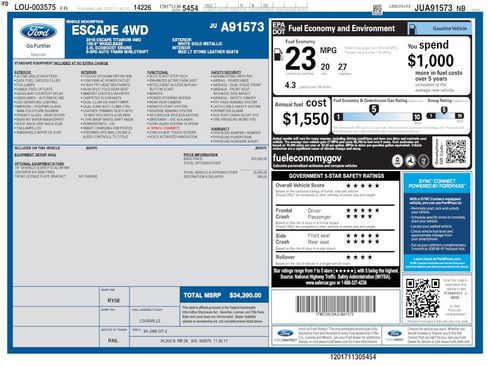 Used 2018 Ford Escape Titanium AWD/4WD image 4