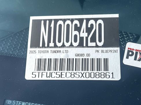 New 2025 Toyota Tundra Limited image 26