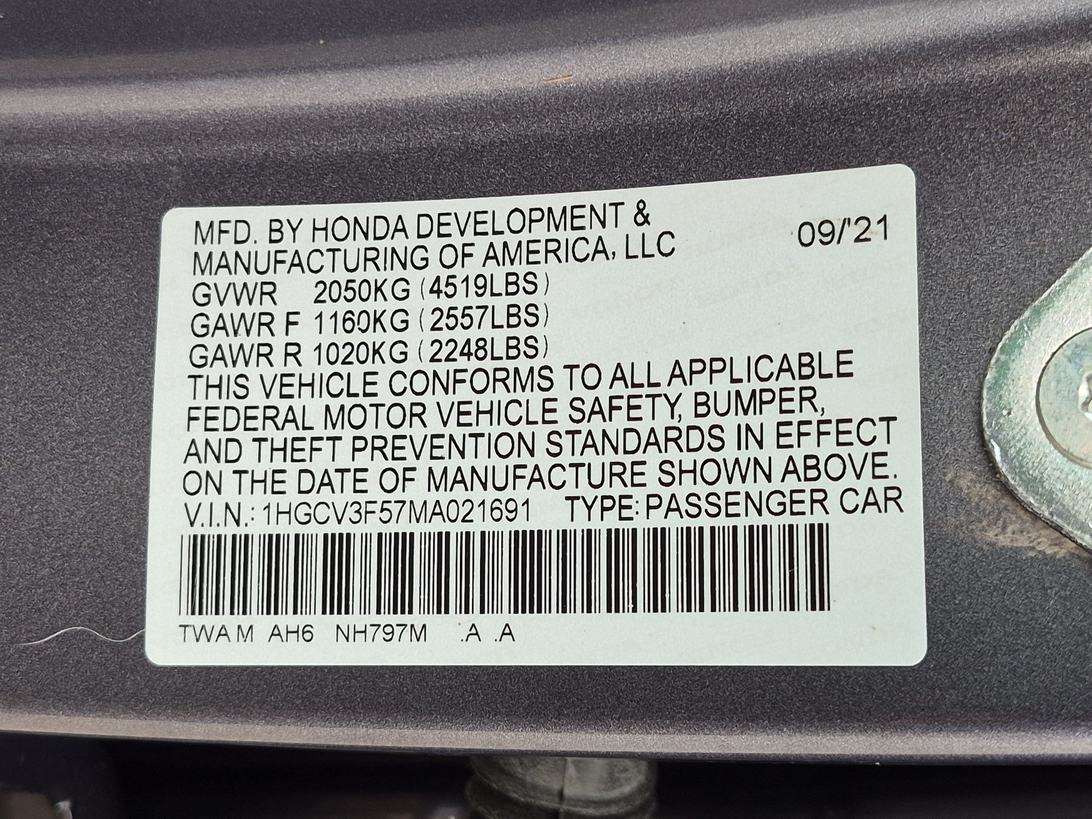 Used 2021 Honda Accord EX-L image 23