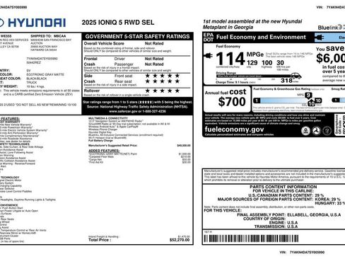 Used 2025 Hyundai Ioniq 5 SEL image 4