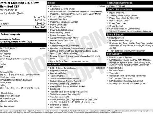 Used 2017 Chevrolet Colorado ZR2 AWD/4WD image 33