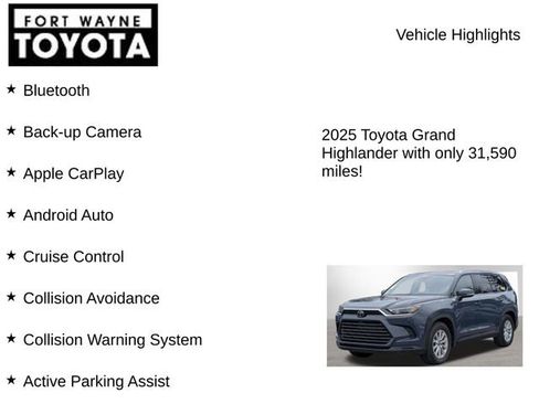 Used 2025 Toyota Grand Highlander FWD image 7