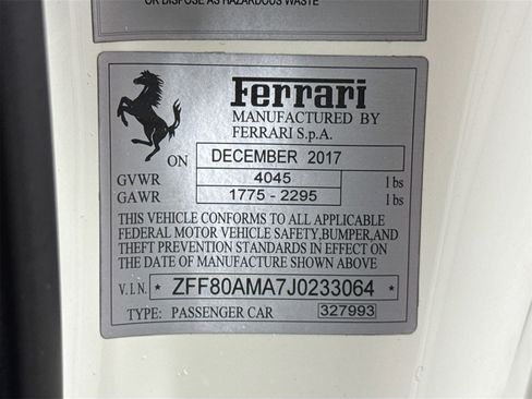 Certified 2018 Ferrari 488 Spider image 27