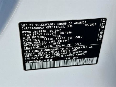 Used 2020 Volkswagen Atlas Cross Sport SEL image 30