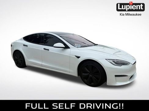 Used 2021 Tesla Model S Plaid AWD/4WD image 1