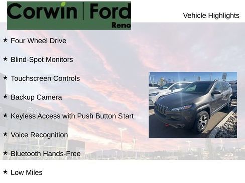 Used 2018 Jeep Cherokee Trailhawk AWD/4WD image 7
