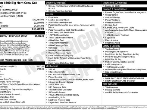 Used 2021 RAM 1500 Big Horn image 23