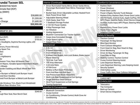New 2026 Hyundai Tucson SEL FWD image 29