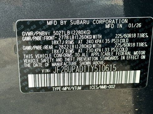 New 2026 Subaru Outback Premium AWD/4WD image 41