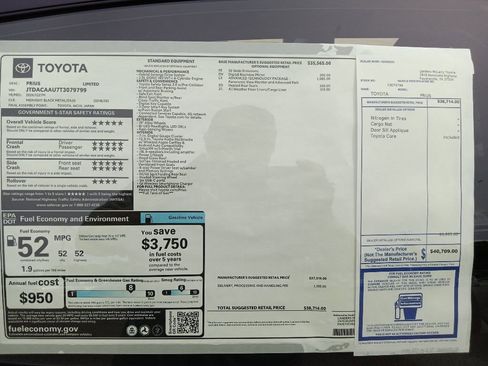New 2026 Toyota Prius Limited FWD image 32