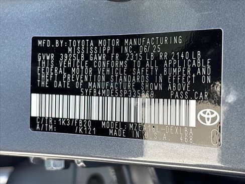 Certified 2025 Toyota Corolla LE FWD image 27
