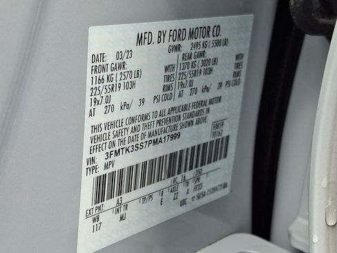 Certified 2023 Ford Mustang Mach-E Premium AWD/4WD image 30