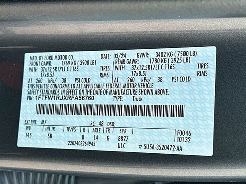 Used 2024 Ford F150 Raptor w/ Equipment Group 803A Raptor R AWD/4WD image 34