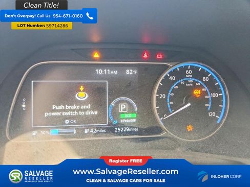 Used 2018 Nissan Leaf SL w/ SL Technology Package FWD image 12