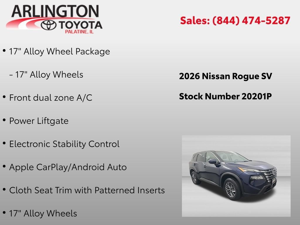 Used 2026 Nissan Rogue SV AWD/4WD image 2