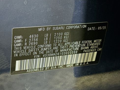 Used 2025 Subaru Legacy Premium AWD/4WD image 12