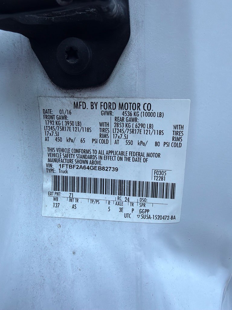 Used 2016 Ford F250 XL w/ XL Appearance Package RWD image 11