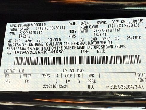 Used 2024 Ford F150 XLT w/ Equipment Group 302A MID image 28