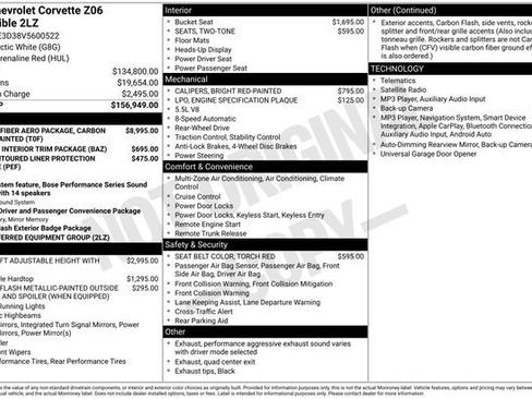 New 2027 Chevrolet Corvette Z06 RWD image 4