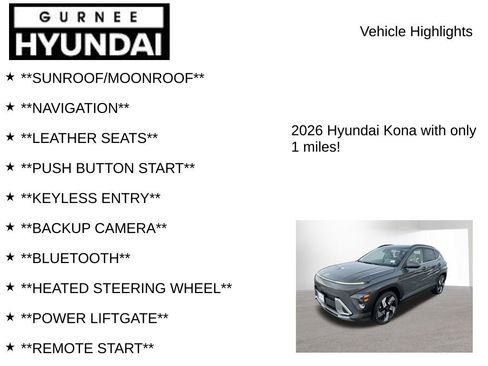 New 2026 Hyundai Kona Limited FWD image 8