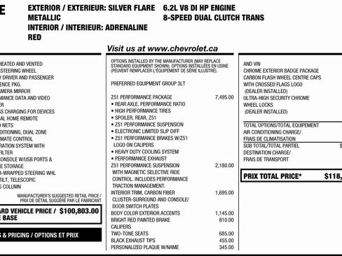 Used 2023 Chevrolet Corvette Stingray Premium Conv w/ 3LT image 4