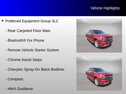 Used 2019 Chevrolet Silverado 1500 High Country AWD/4WD image 16