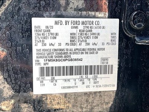 Used 2023 Ford Explorer ST w/ Equipment Group 401A AWD/4WD image 19