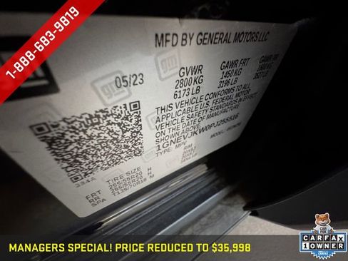 Used 2023 Chevrolet Traverse RS w/ LPO, Floor Liner Package AWD/4WD image 29