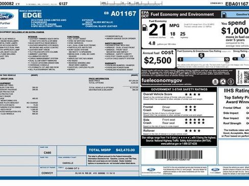 Used 2014 Ford Edge Limited w/ Vision Package image 17