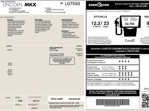 Used 2014 Lincoln MKX AWD w/ Equipment Group 101A image 5