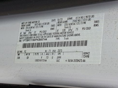 Certified 2023 Ford Transit 250 Low Roof w/ Exterior Upgrade Package RWD image 22