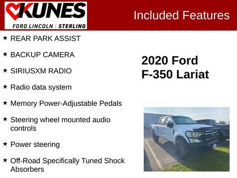 Used 2020 Ford F350 Lariat w/ Lariat Ultimate Package AWD/4WD image 3