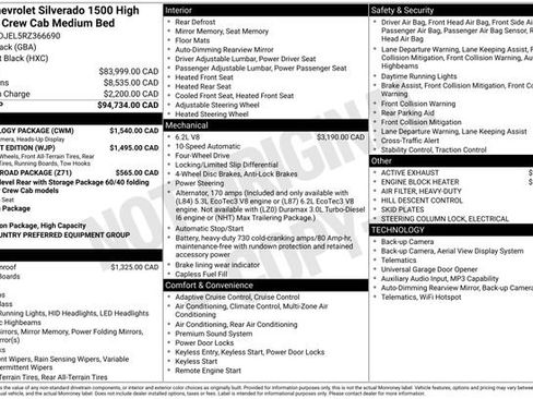 Used 2024 Chevrolet Silverado 1500 High Country w/ Technology Package image 25