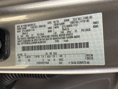 Certified 2024 Ford F150 XLT w/ Equipment Group 302A MID AWD/4WD image 25
