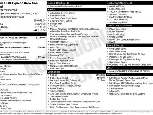 Used 2015 RAM 1500 Express AWD/4WD image 5