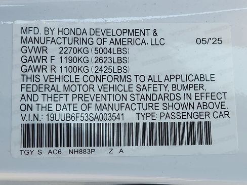 Certified 2025 Acura TLX SH-AWD w/ A-SPEC Pkg image 28