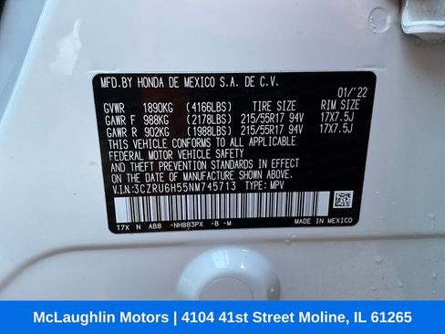 Used 2022 Honda HR-V EX image 29