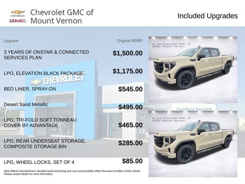 Used 2022 GMC Sierra 1500 Elevation w/ LPO, Elevation Black Package AWD/4WD image 6