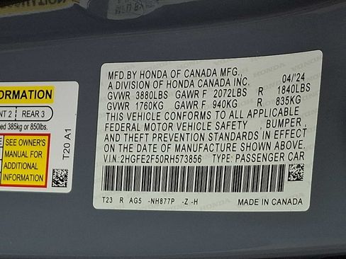 Used 2024 Honda Civic Sport image 27