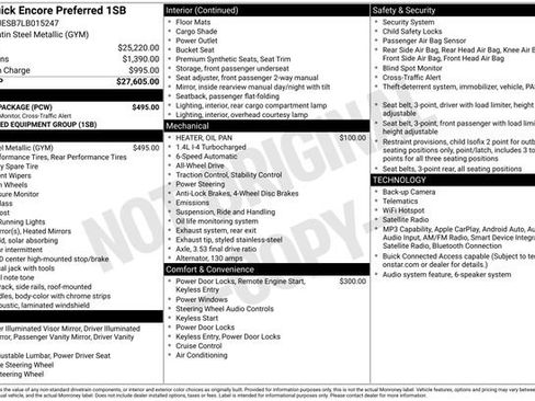 Used 2020 Buick Encore Preferred w/ Safety Package AWD/4WD image 18