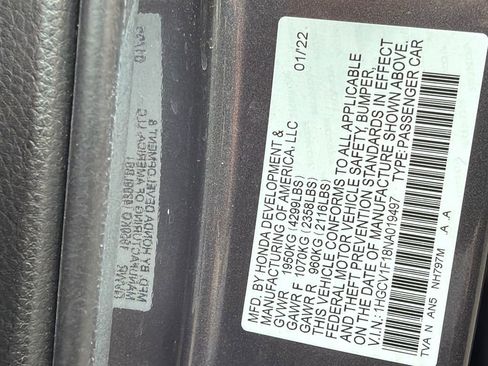Used 2022 Honda Accord LX image 29