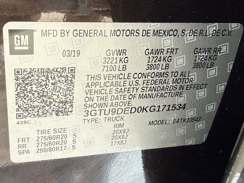 Used 2019 GMC Sierra 1500 SLT image 33