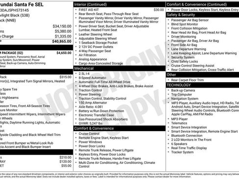 Certified 2023 Hyundai Santa Fe SEL w/ Premium Package AWD/4WD image 37