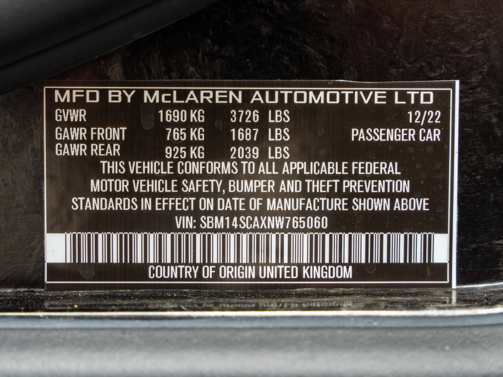 Used 2022 McLaren 765LT RWD image 49