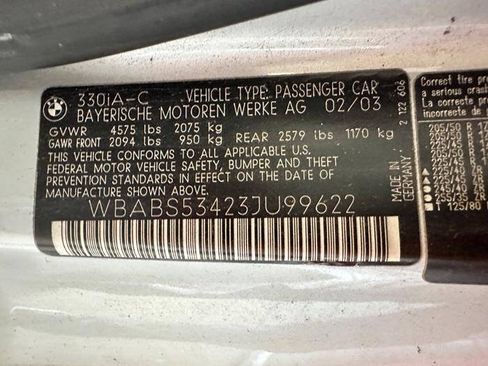 Used 2003 BMW 330Ci Convertible RWD image 36