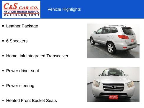 Used 2007 Hyundai Santa Fe Limited AWD/4WD image 6
