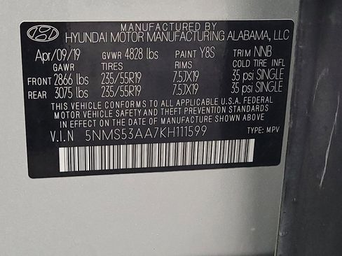 Used 2019 Hyundai Santa Fe Limited w/ Cargo Package image 33