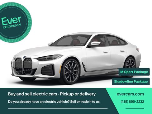 Used 2022 BMW i4 eDrive40 w/ M Sport Package RWD image 1